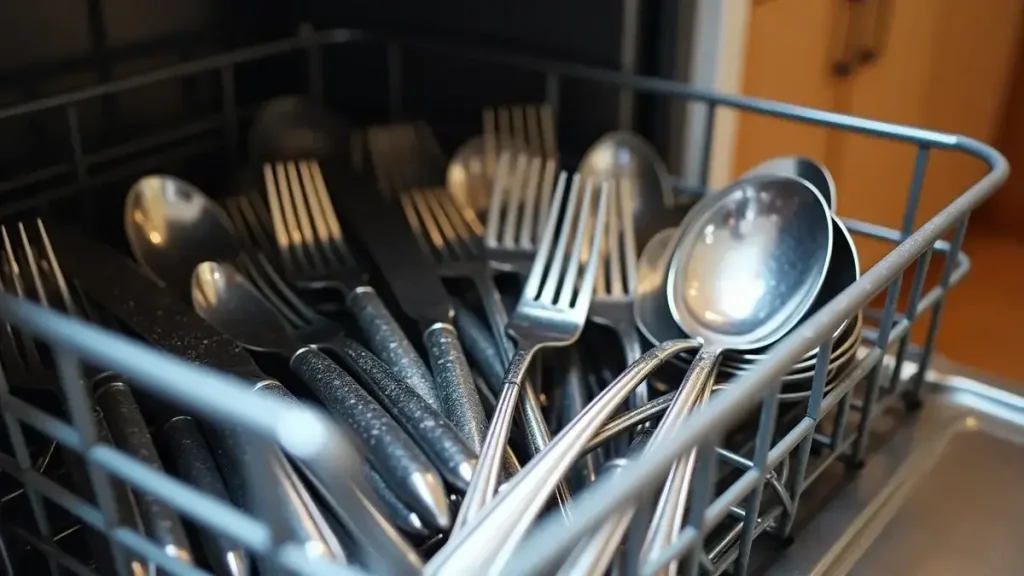 Vaatwasser: maak je zeker deze fout met je bestek, hier is het of je bestek omhoog of omlaag moet plaatsen binnenin