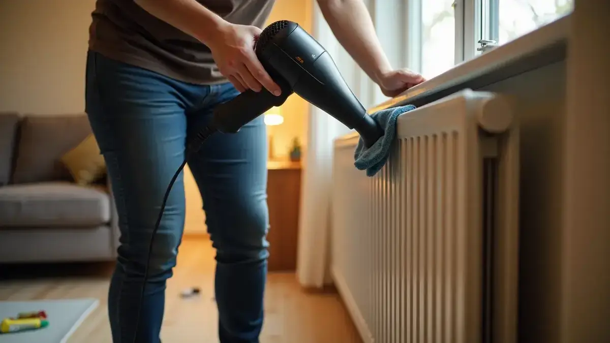 Verhoog je radiator met een haardroger: de slimme tip om te besparen op verwarming